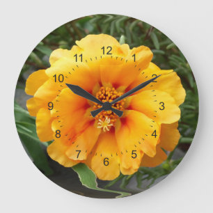 Colours of summer large clock