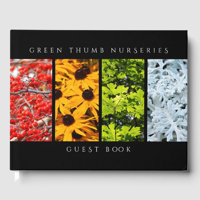 Colours of the Changing Seasons Quadriptych Guest Book (Front)