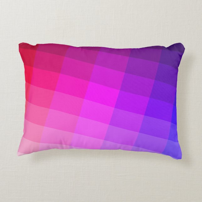 Colours Of The Pink Sunset - Customisable Decorative Cushion (Back)
