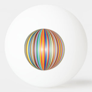 Colours of the Rainbow Ping Pong Ball