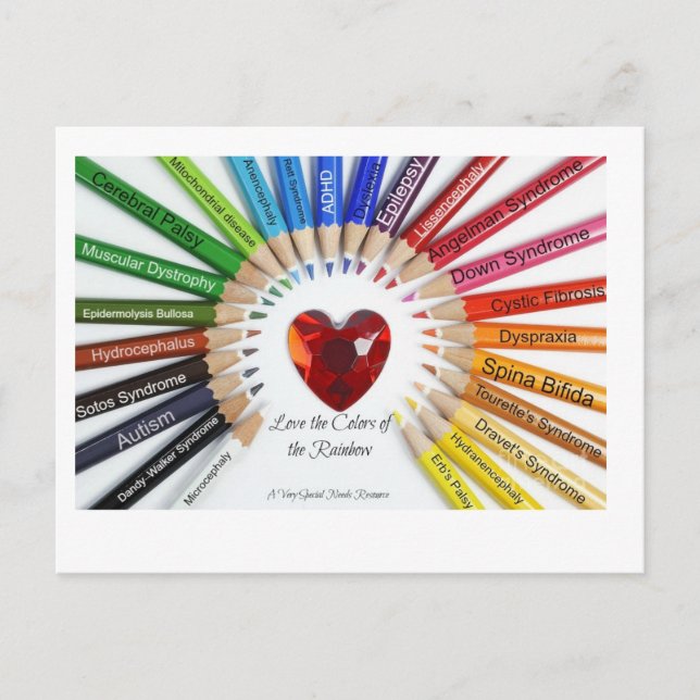 Colours of the Rainbow Postcards (Front)