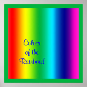 Colours of the Rainbow Poster