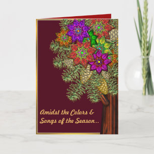 Colours of the Season Holiday Card