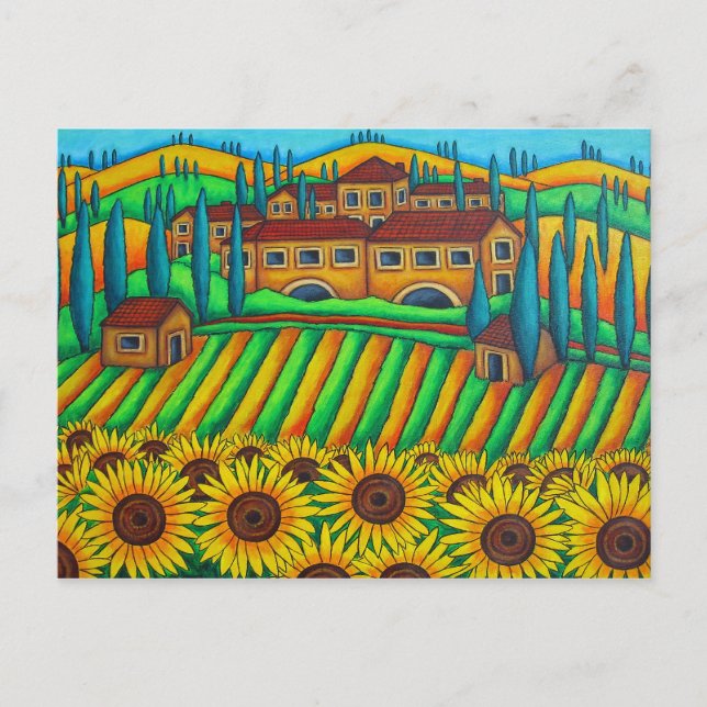 Colours of Tuscany Post Card (Front)