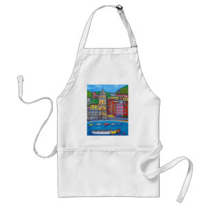 Colours of Vernazza Cinque Terre Apron