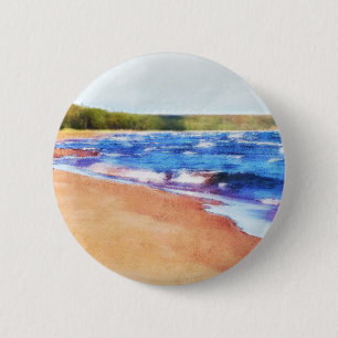 Colours of Water 6 Cm Round Badge