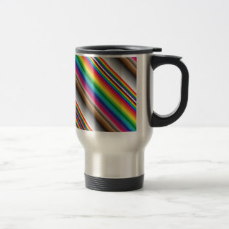 colours on diagonal travel mug