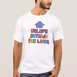 Colours Outside The Lines Light Colour Tee Shirt