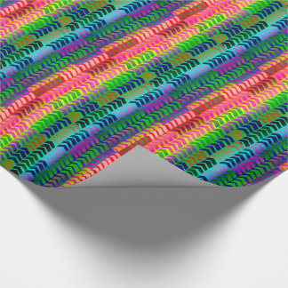 Colours Rainbow Arrows pattern giftwrap paper