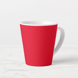 Colours  Red Latte Mug