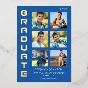 Colours Royal Blue Graduate Multi Photo Mix