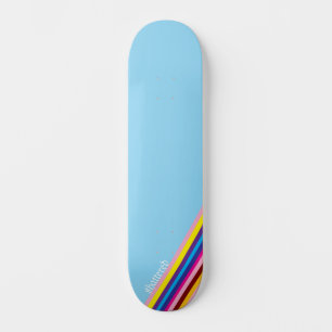 colours shattered skateboard