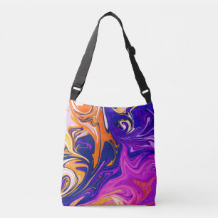 Colours Storm Best abstract painting Crossbody Bag