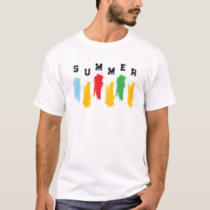 Colours Summer Vibes Graphic Tee Minimalist Tshirt