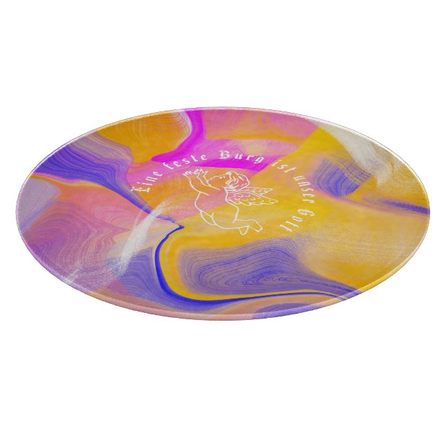 Colours, Text, Image or Logo Cutting Board (Corner)