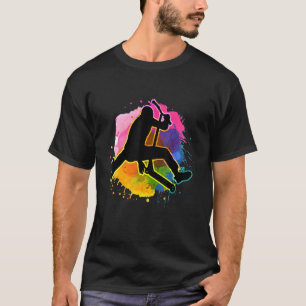 Colours Watercolor Stunt Scooter Stunt Scooter T-Shirt