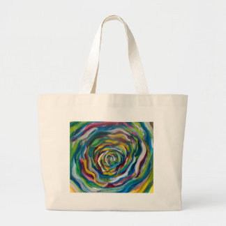 Colours Wheel Large Tote Bag