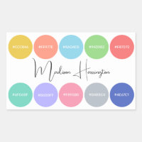 Colours with Hex Codes Custom Name Designer