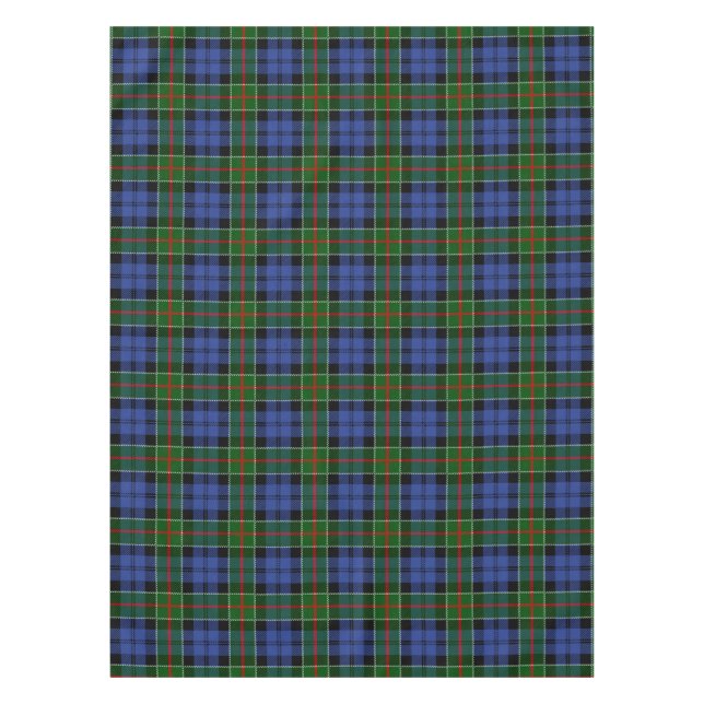 Colquhoun Scottish Clan Tartan Pattern Tablecloth (Front)