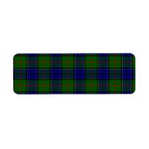Colquhoun tartan blue green plaid