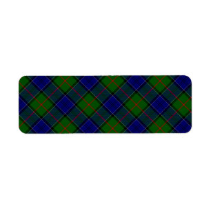Colquhoun tartan blue green plaid