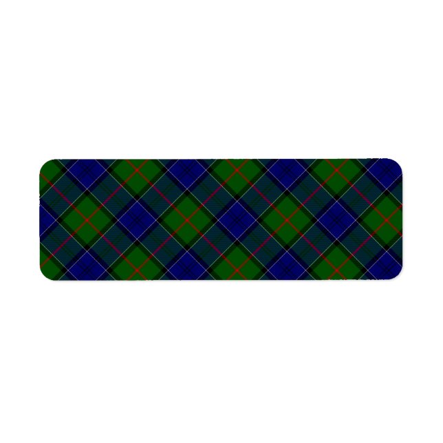 Colquhoun tartan blue green plaid (Front)