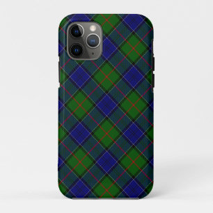Colquhoun tartan blue green plaid iPhone 11 pro case