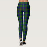 Colquhoun tartan blue green plaid leggings<br><div class="desc">Colquhoun clan tartan blue green plaid</div>