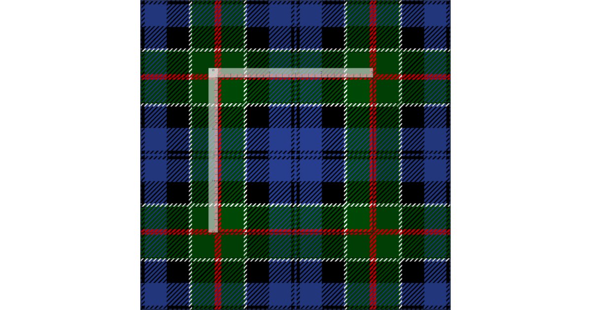 Colquhoun Tartan Print Fabric | Zazzle