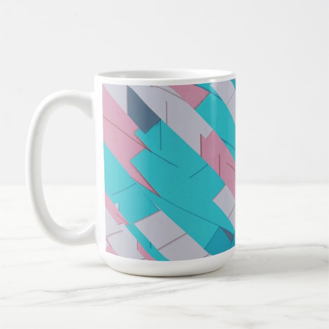 Colrful Abstract Pattern Mug (Left)