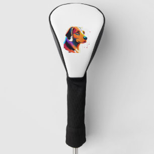 Colrful Dog Graphic - Golf Head Cover