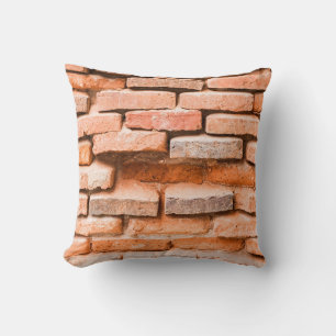 Colse up old brick wall background and texture. ag cushion