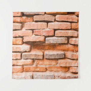 Colse up old brick wall background and texture. ag tapestry