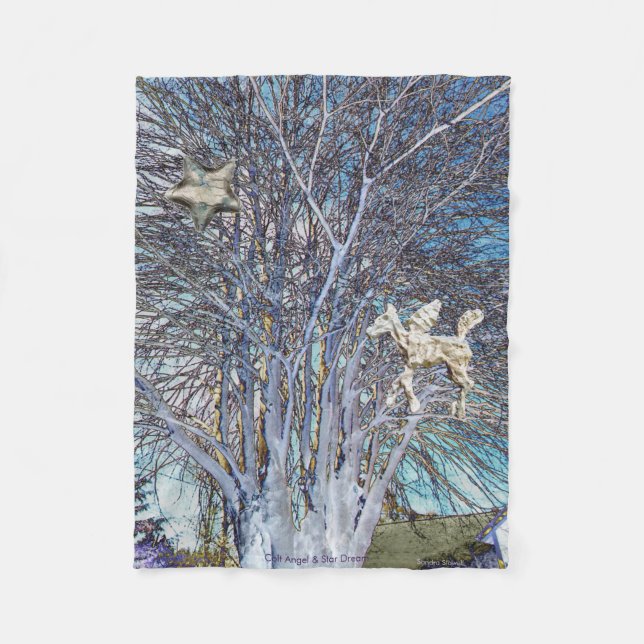 Colt Angel and Star Dream Fleece Blanket (Front)