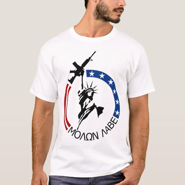 Colt M4A2 - MOLON LABE T-Shirt (Front)