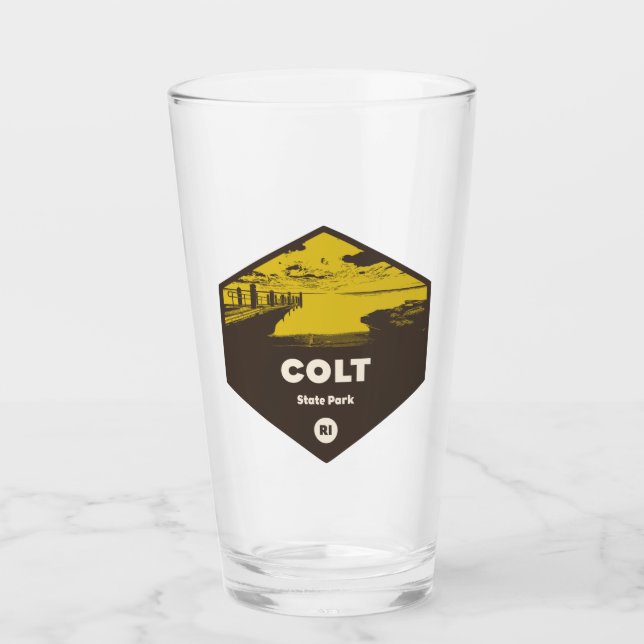 Colt State Park Rhode Island Glass (Front)
