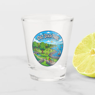 Colt State Park USA Shot Glass