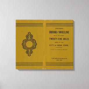 Colton's Driving and Wheeling Map of the US 2 Canvas Print