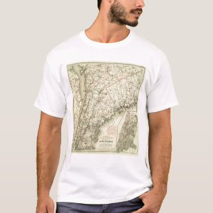 Colton's Driving and Wheeling Map of the US 2 T-Shirt