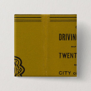 Colton's Driving and Wheeling Map of the US 3 15 Cm Square Badge