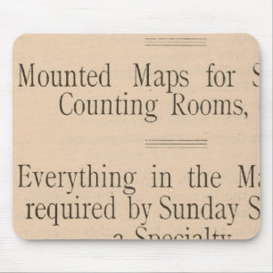 Colton's Driving and Wheeling Map of the US Mouse Mat