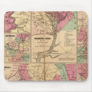 Colton's Plans of US Harbours Mouse Mat