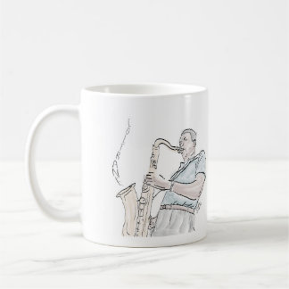 Coltrane - Saxofonist Jazz Coffee Mug