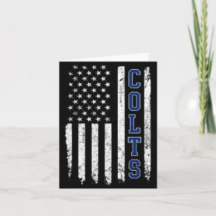 Colts Name Vintage Retro Gift Men Women Boy Girl Card
