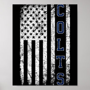 Colts Name Vintage Retro Gift Men Women Boy Girl  Poster