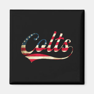 Colts Vintage Retro Men Women  Magnet
