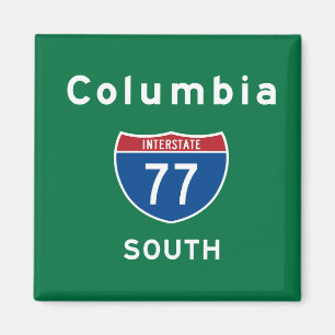 Columbia 77 magnet