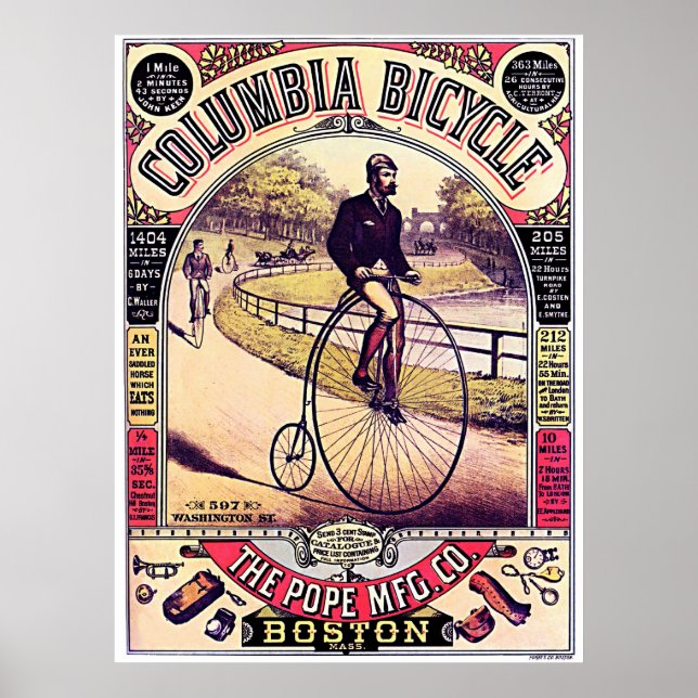 Columbia Bicycle Poster (Front)