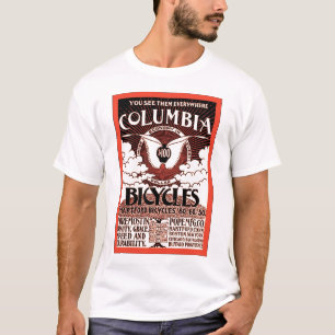 Columbia Bicycles ~ Vintage Bicycle Advertising T-Shirt