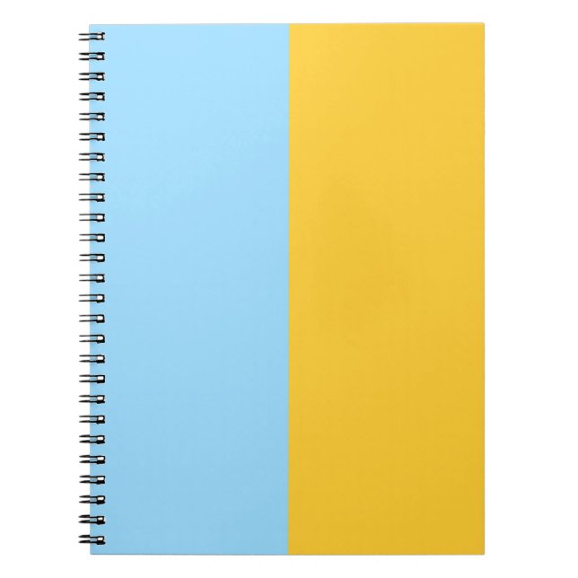 Columbia Blue and Gold CUSTOM Notebook (Front)